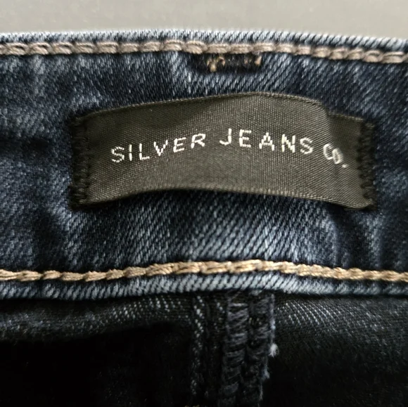 Silver Jeans Blue Straight Leg Denim, SIZE 28/31